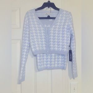 Haute Monde Houndstooth Skirt Set